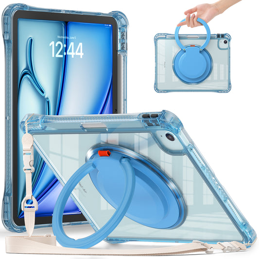 Defense Hook Stand iPad Air 13 Case Transparent Rotating