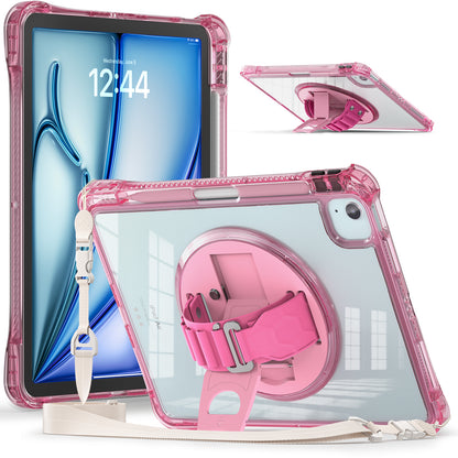 Defense Hand Strap iPad Air 4 Case Form-fitted Transparent