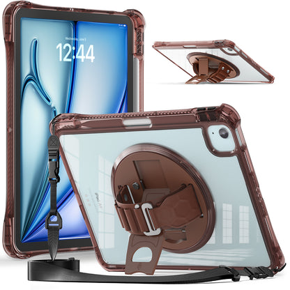 Defense Hand Strap iPad Air 4 Case Form-fitted Transparent