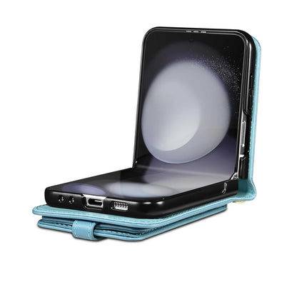 Interstellar Expanse Galaxy Z Flip3 Case Flip with Shoulder Strap