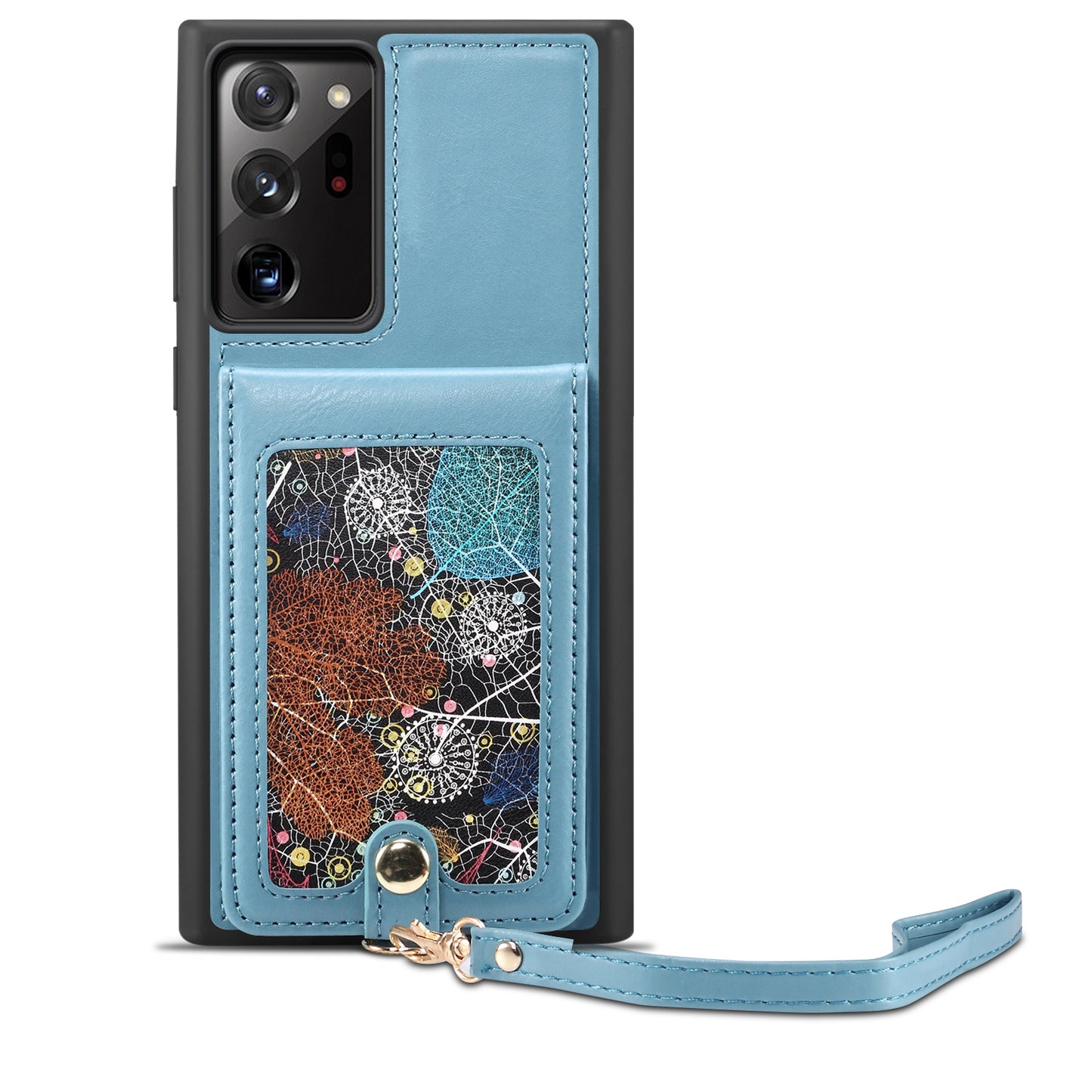 Interstellar Expanse Galaxy Note20 Case Flip with Shoulder Strap