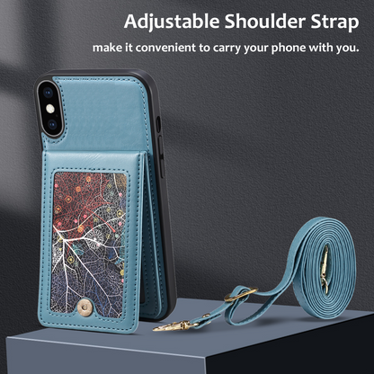 Interstellar Expanse Apple iPhone XR Case Flip with Shoulder Strap