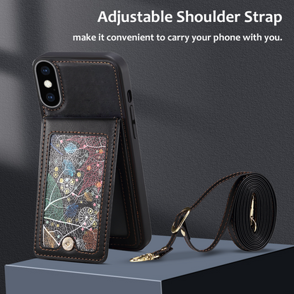 Interstellar Expanse iPhone Xs Max Case Flip with Shoulder Strap