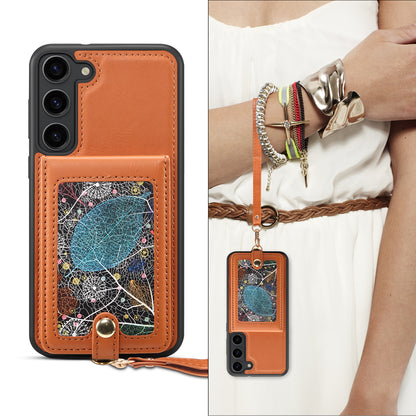 Interstellar Expanse Galaxy S21 FE Case Flip with Shoulder Strap