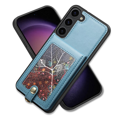 Interstellar Expanse Galaxy S21 FE Case Flip with Shoulder Strap