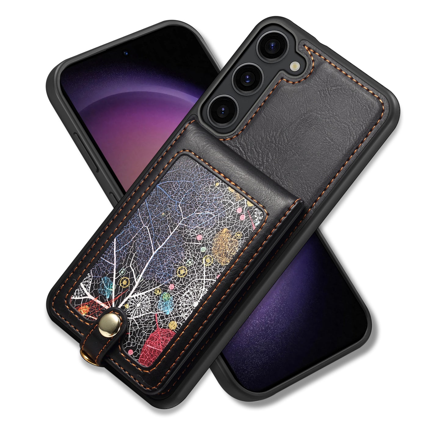 Interstellar Expanse Galaxy S21 FE Case Flip with Shoulder Strap