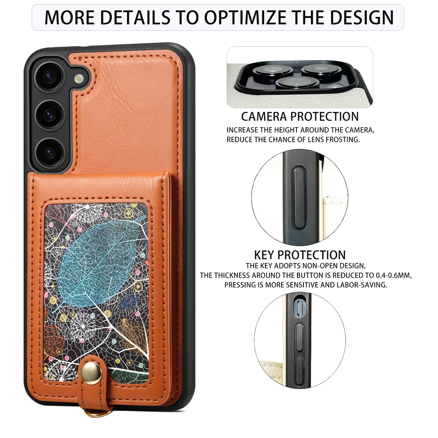 Interstellar Expanse Galaxy S21 FE Case Flip with Shoulder Strap