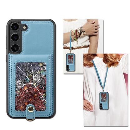 Interstellar Expanse Samsung Galaxy S23+ Case Flip with Shoulder Strap