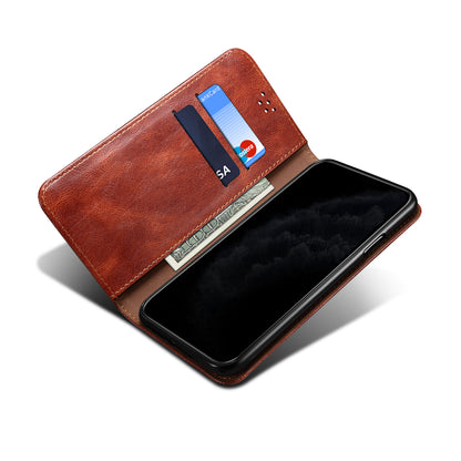 Oil Wax Leather Wallet Stand Samsung Galaxy A41 Case Magnetic Slim