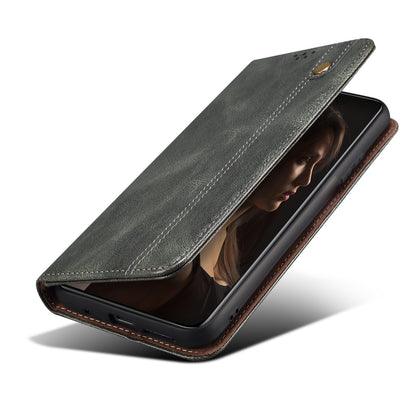 Oil Wax Leather Wallet Stand Samsung Galaxy A52 Case Magnetic Slim