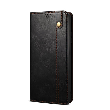 Oil Wax Leather Wallet Stand Samsung Galaxy A55 Case Magnetic Slim