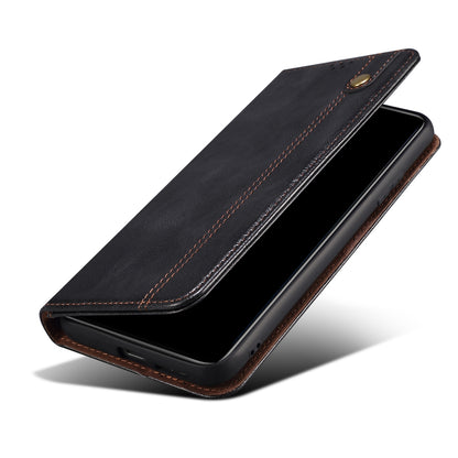 Oil Wax Leather Wallet Stand Samsung Galaxy A55 Case Magnetic Slim