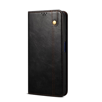 Oil Wax Leather Wallet Stand Samsung Galaxy A73 Case Magnetic Slim