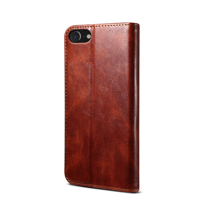 Oil Wax Leather Wallet Stand Apple iPhone 6s Case Magnetic Slim