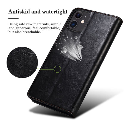 Oil Wax Leather Wallet Stand Google Pixel 6A Case Magnetic Slim