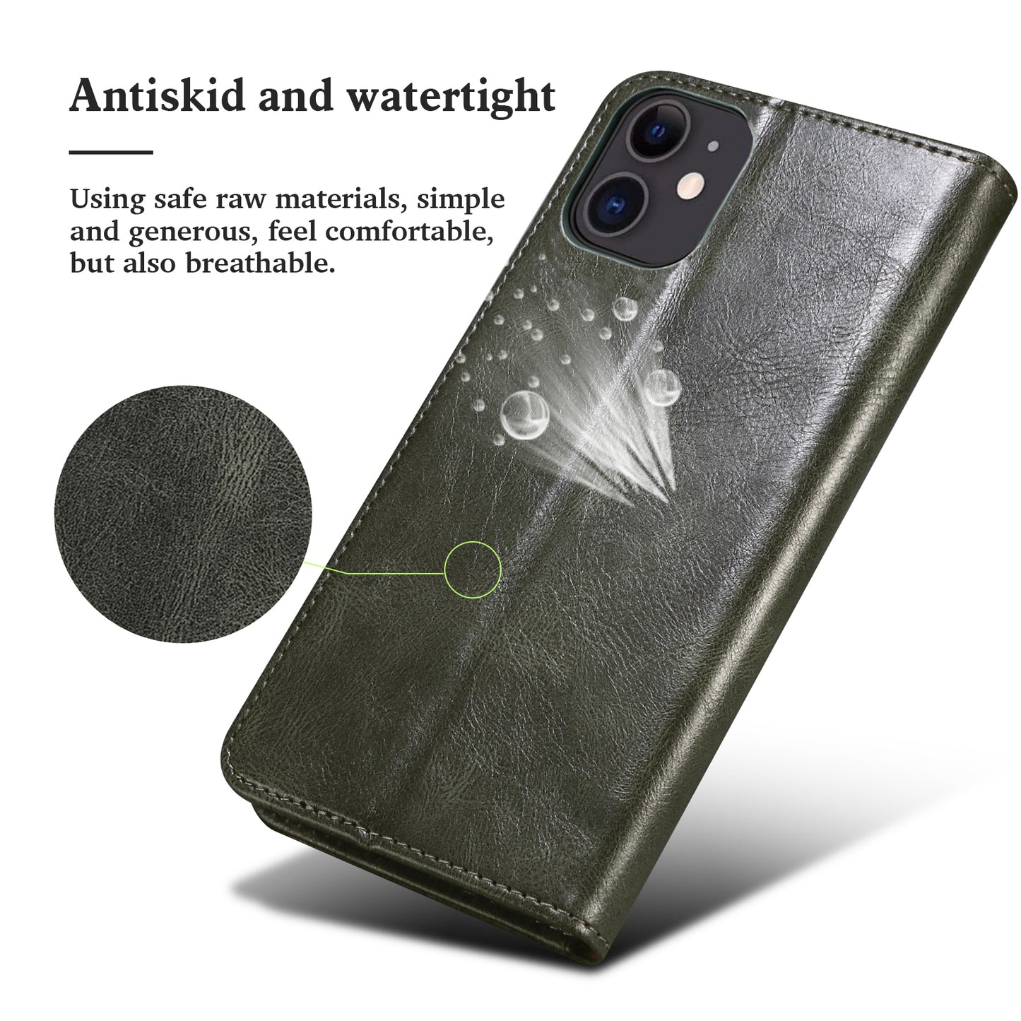 Oil Wax Leather Wallet Stand Google Pixel 6 Pro Case Magnetic Slim