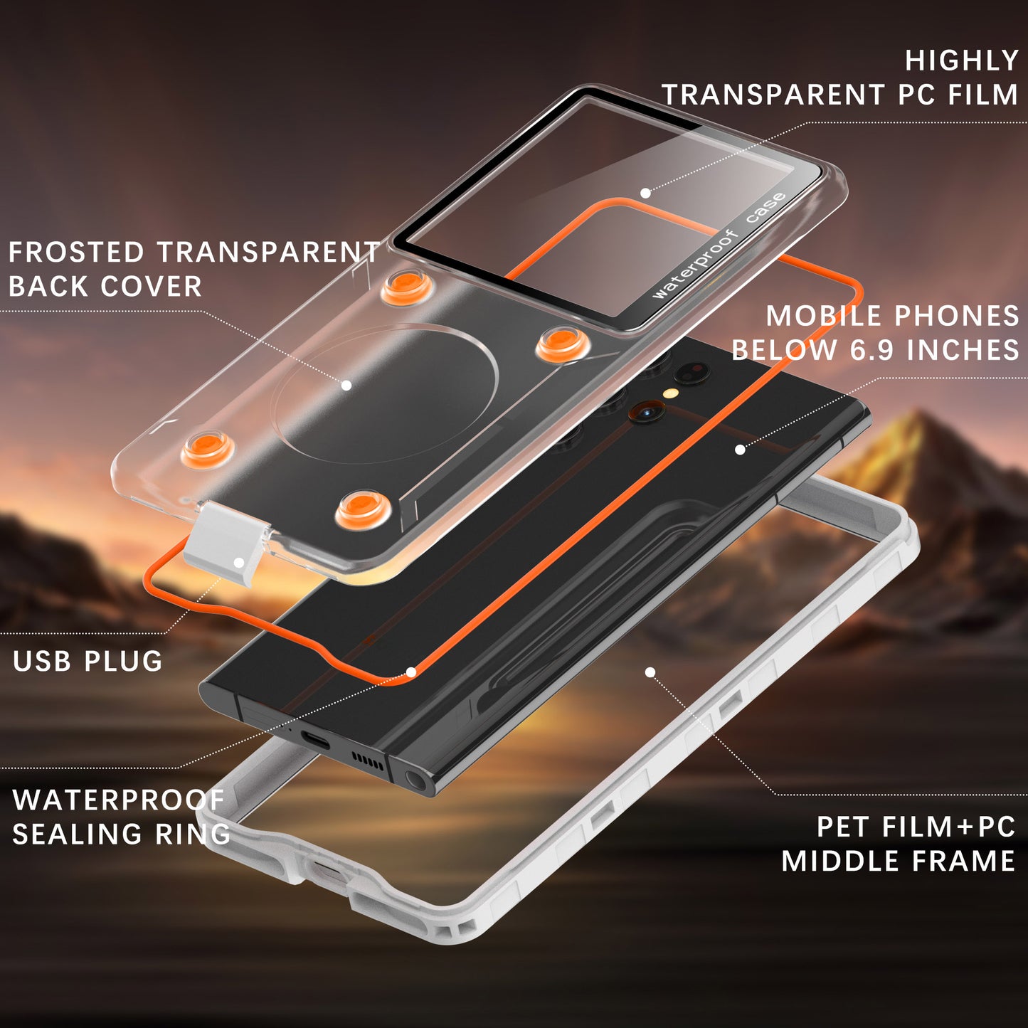 Extreme Wet-Hand Large-Touch Waterproof Phone Case | Outdoor Pros