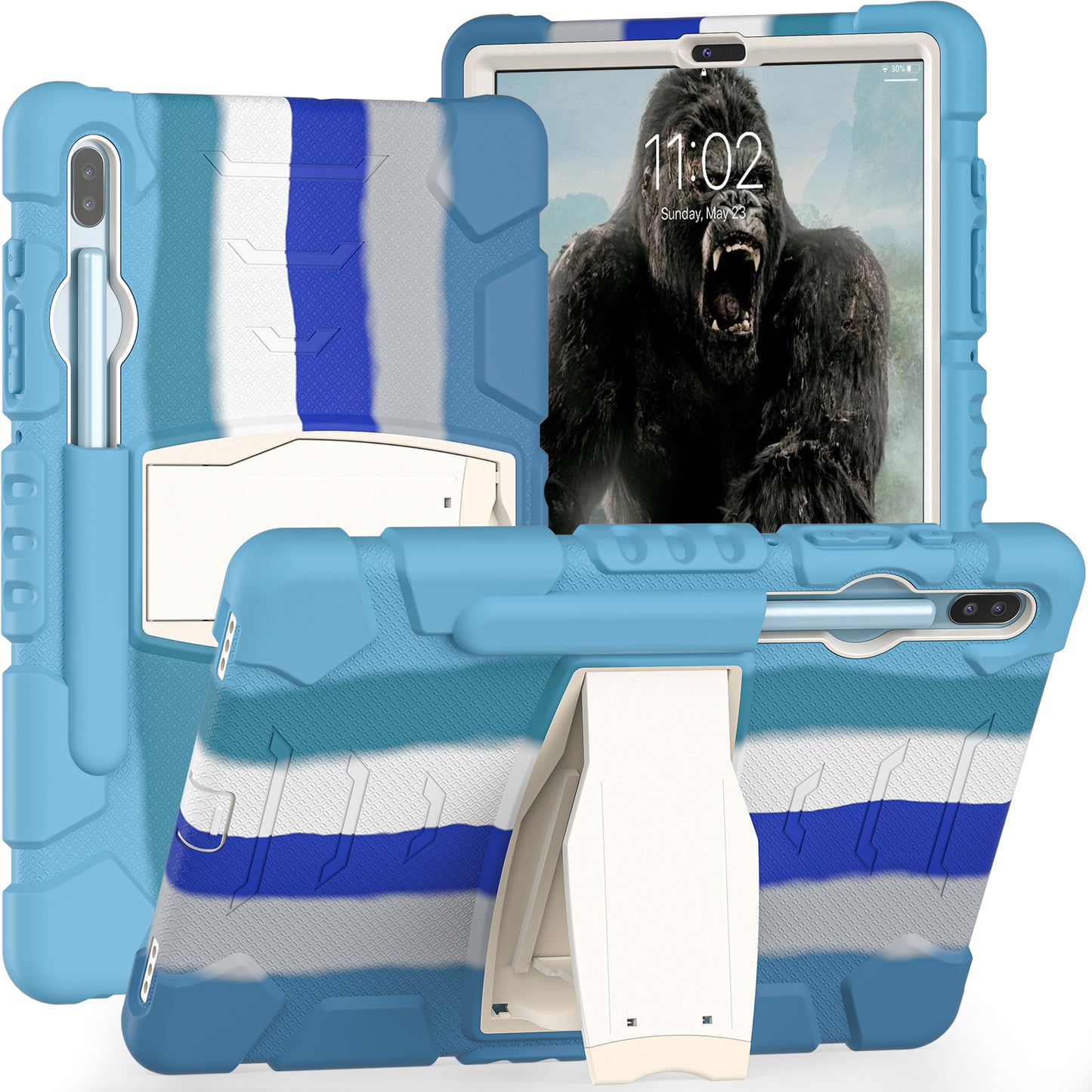 Gorilla King Kong Galaxy Tab S6 Case Stand Triple Protection