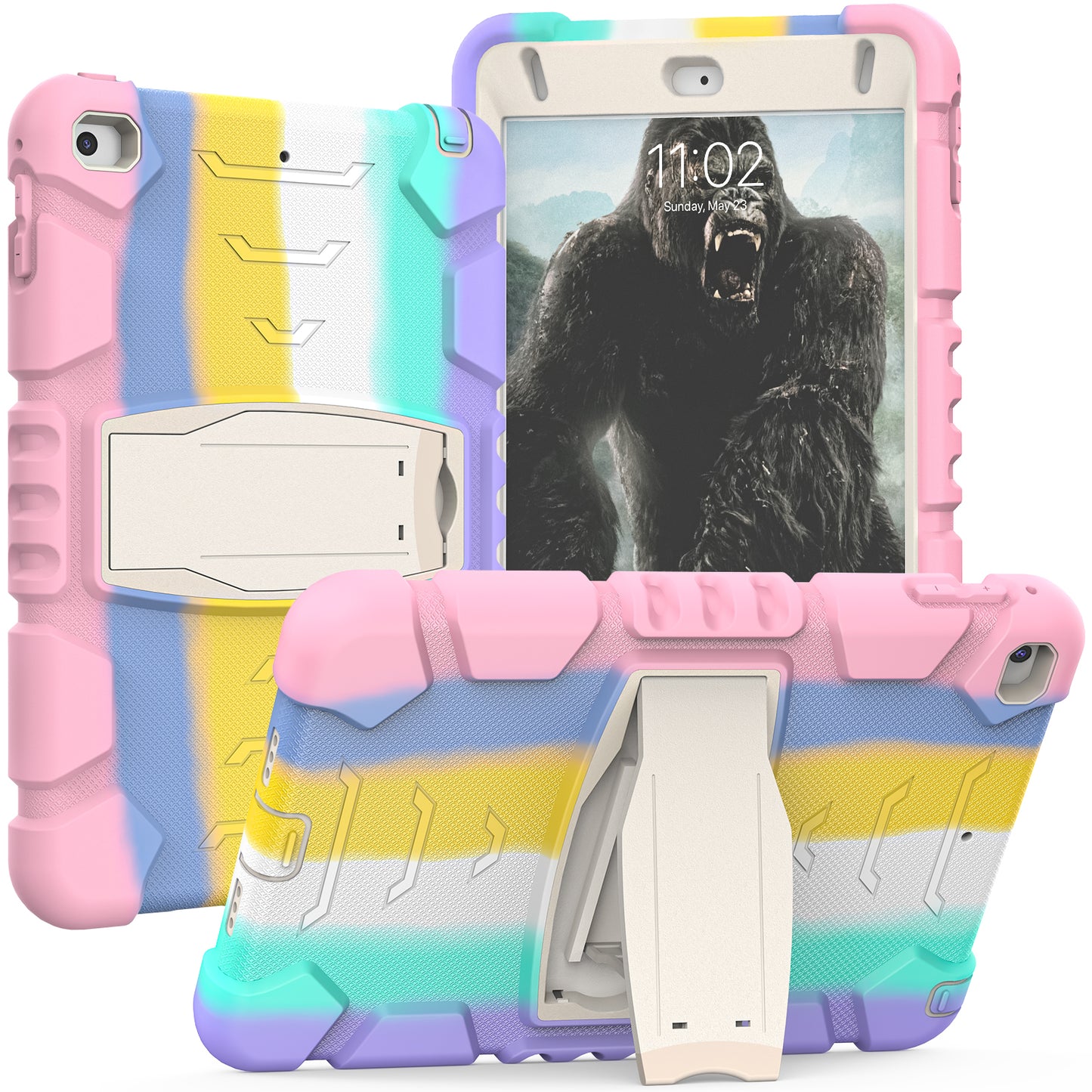 Gorilla King Kong Apple iPad Mini 4 Case Stand Triple Protection