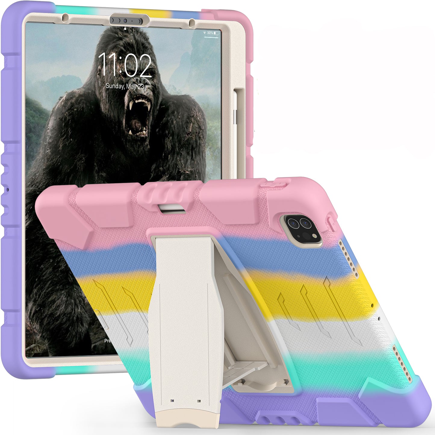 Gorilla King Kong iPad Pro 12.9 (2020) Case Stand Triple Protection