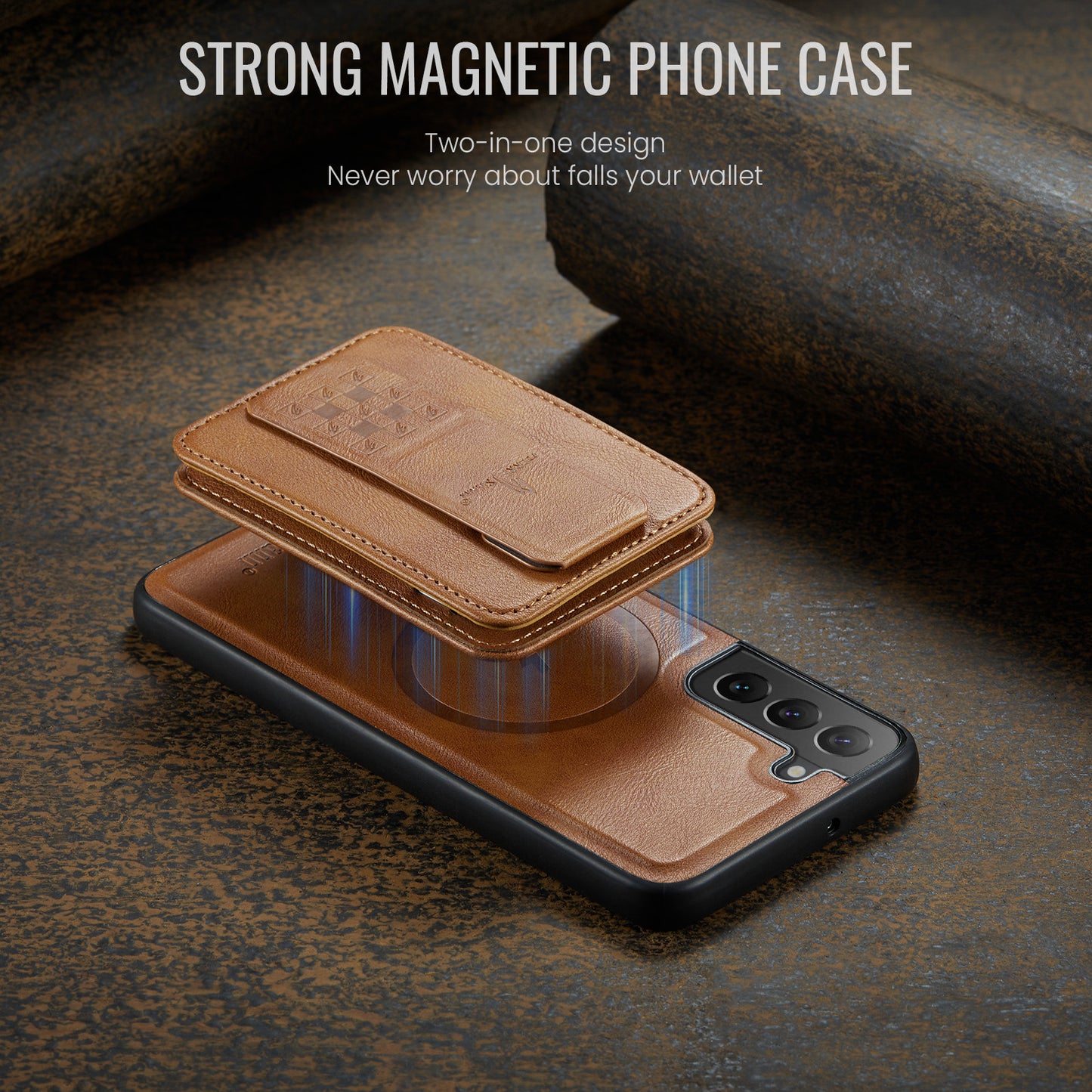 Magnetic 2-in-1 Card Holder Galaxy S23 Case Stand