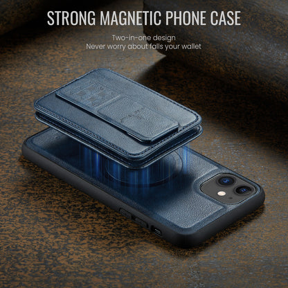 Magnetic 2-in-1 Card Holder iPhone 11 Case Stand