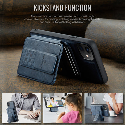 Magnetic 2-in-1 Card Holder iPhone 14 Case Stand