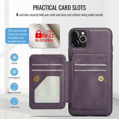 Magnetic 2-in-1 Card Holder iPhone 13 Pro Case Stand