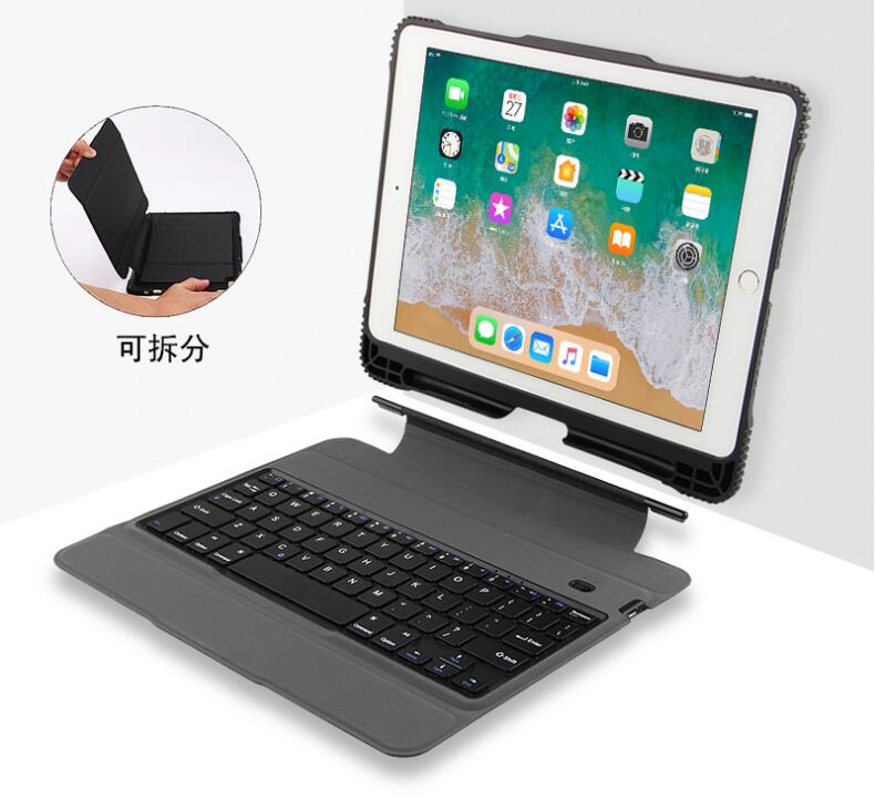 Heavy Duty Protection Detachable Backlit Keyboard iPad 6 Case