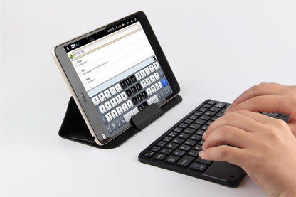 Portable Wireless Bluetooth Touchpad Keyboard with Backlit Square 11inch