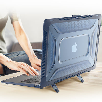 Honeycomb Macbook Air 13.3 A1932 Case Build-in Kickstand