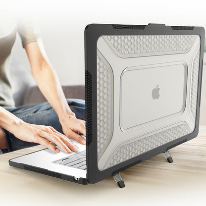 Honeycomb Macbook Air 15.3 A3114 Case Build-in Kickstand