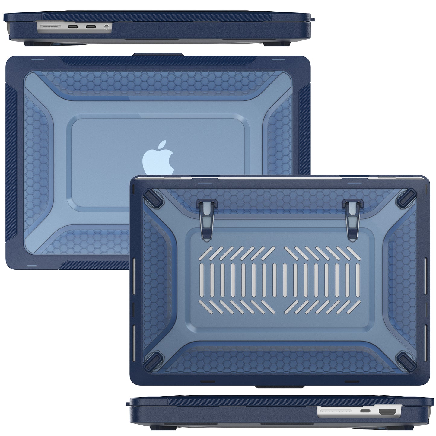 Honeycomb MacBook Pro 16 2024 Case Build-in Kickstand