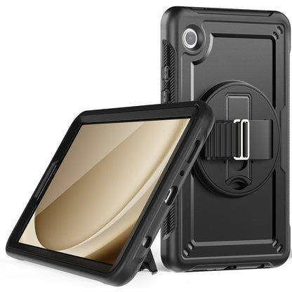 Honeycomb Rotating Handle Strap Galaxy Tab A9 Case Clear