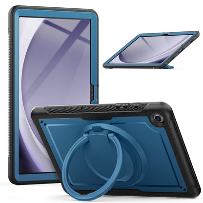 Honeycomb Rotating Hand Grip Galaxy Tab A9 Case Clear