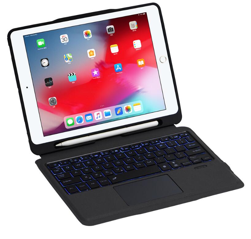 Slim Detachable Touchpad Backlit Keyboard iPad Pro 9.7 Case Slide