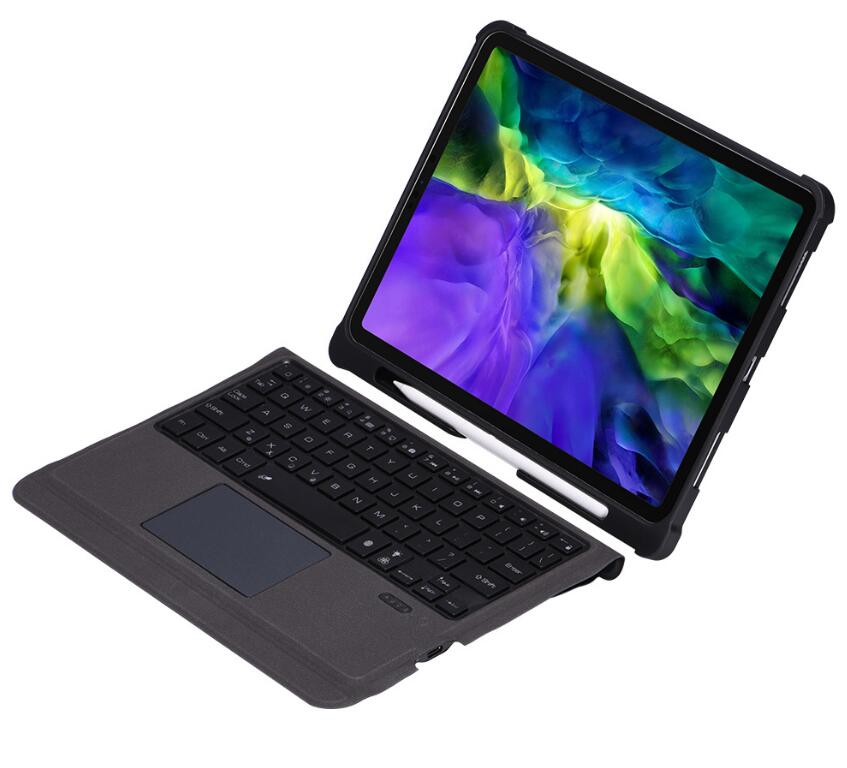 Slim Detachable Touchpad Backlit Keyboard iPad Pro 11 (2022) Case Slide