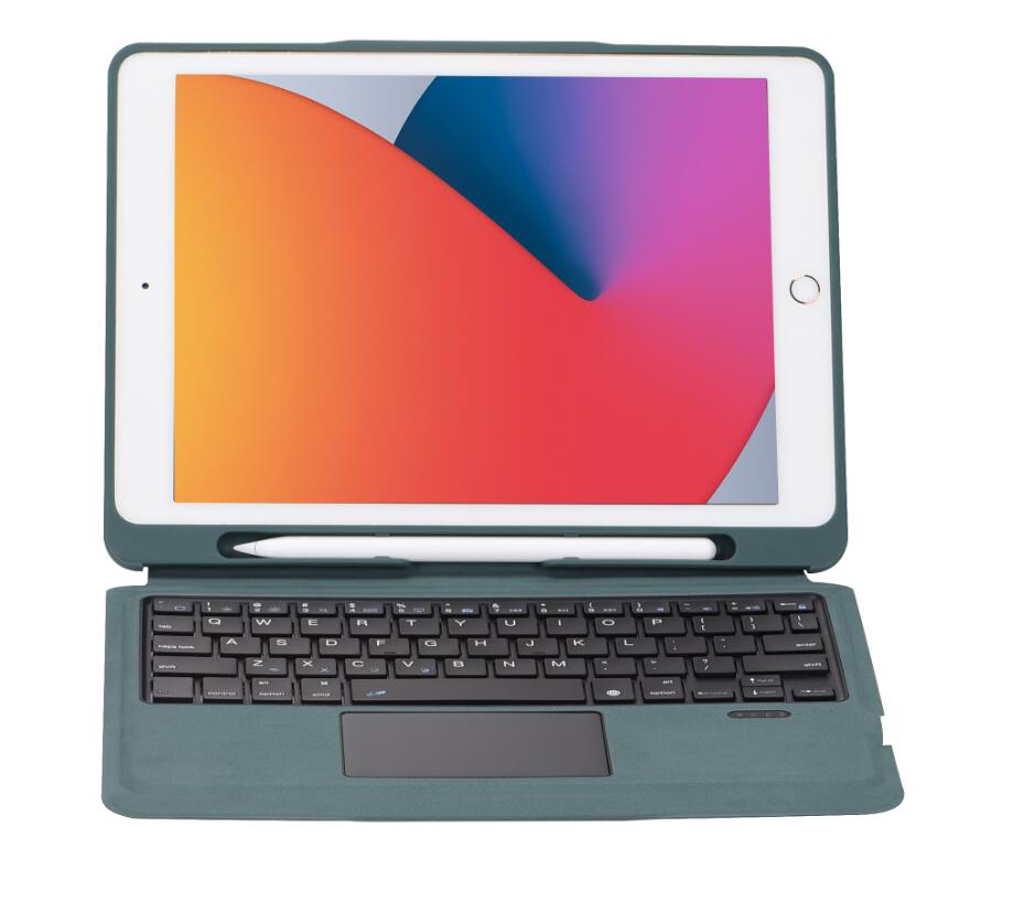 Ultra Slim Detachable Touchpad Keyboard Apple iPad 5 Case Slide