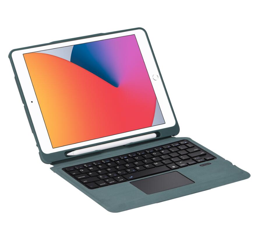 Ultra Slim Detachable Touchpad Keyboard Apple iPad 9 Case Slide