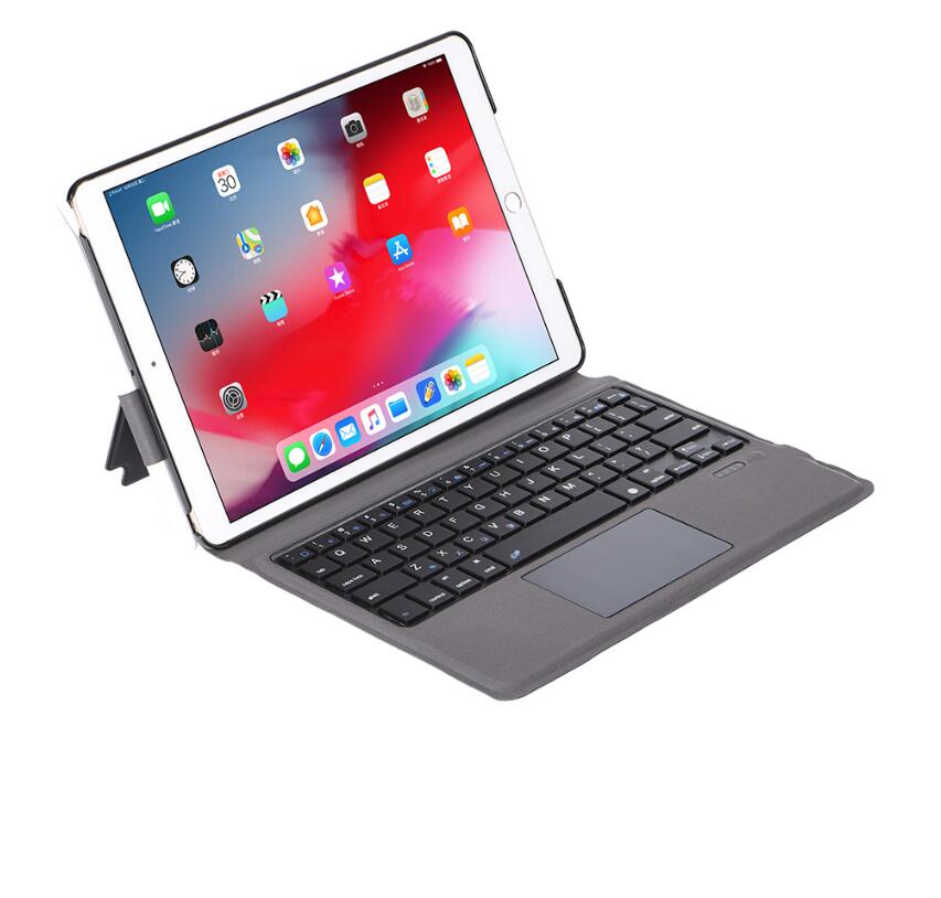 Smart Integration Touchpad Keyboard iPad 9 Case Exquisite Sheepskin