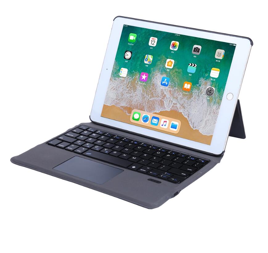 Smart Integration Touchpad Keyboard iPad 5 Case Exquisite Sheepskin