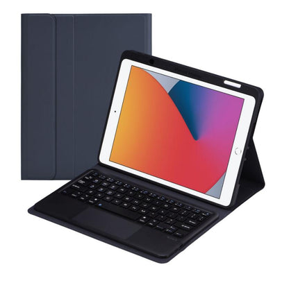 Ultra Slim Integrated Touchpad Keyboard Apple iPad 8 Case Flip Stand