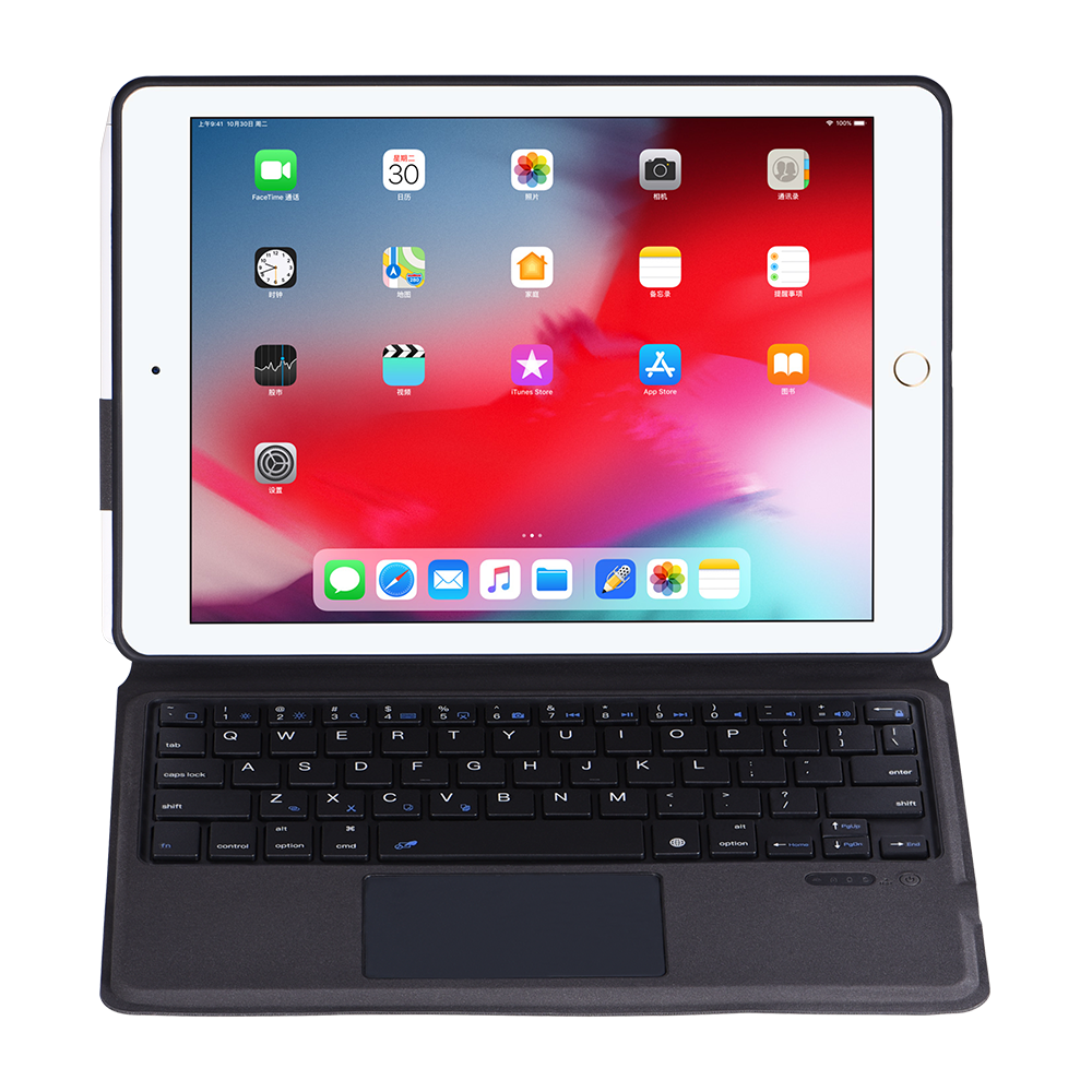 Ultra Slim Integrated Touchpad Keyboard Apple iPad 5 Case Flip Stand