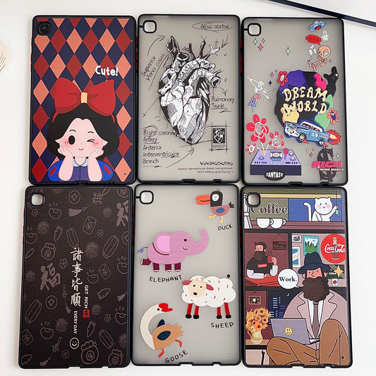 frosted-pc-hard-cute-painting-ipad-samsung-tablet-cases_11