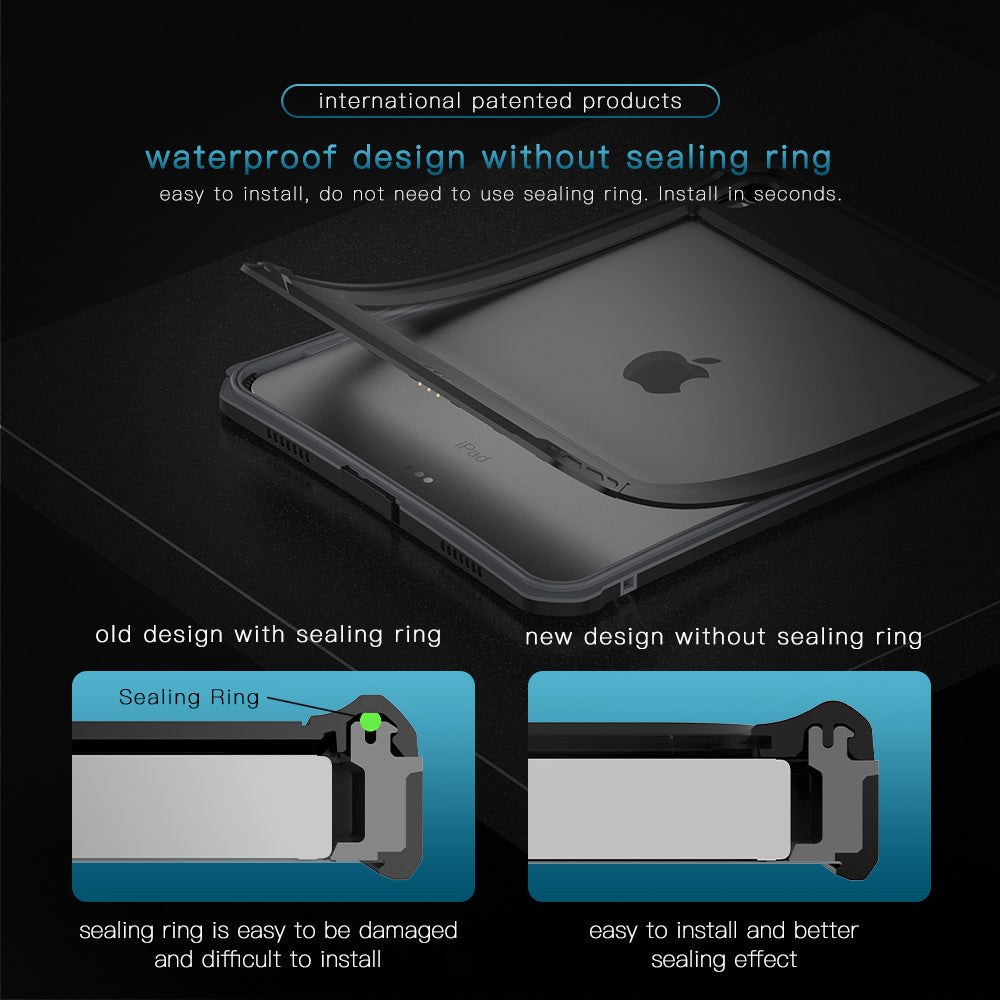 Armor Clear Waterproof iPad Air 11 Case IP68 Certified