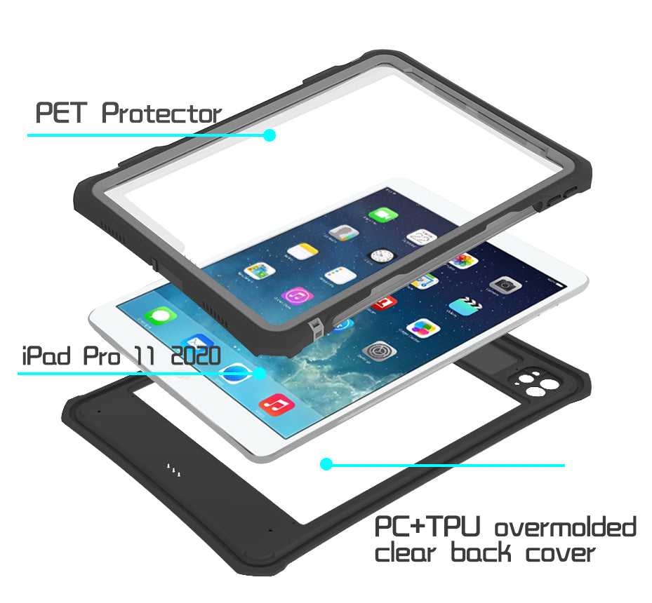 Armor Clear Waterproof iPad Pro 11 2020 Case IP68 Certified