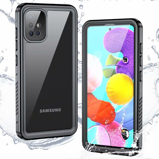 Twill Swimming IP68 Waterproof Galaxy A51 Case Clear