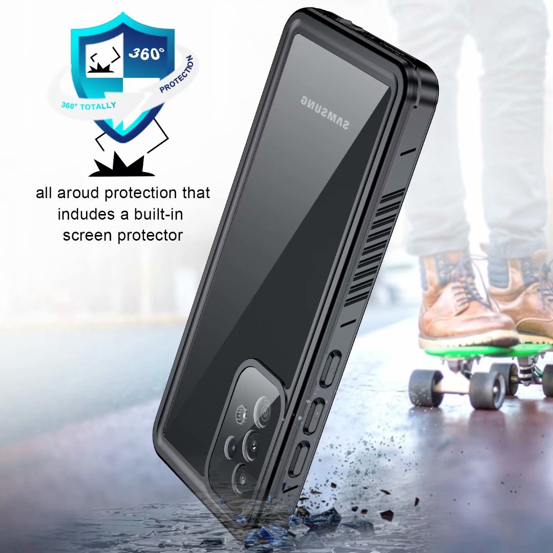 Twill Swimming IP68 Waterproof Galaxy A52 Case Clear