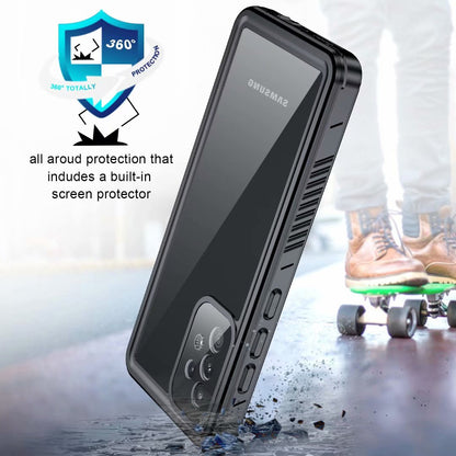 Twill Swimming IP68 Waterproof Galaxy A72 Case Clear