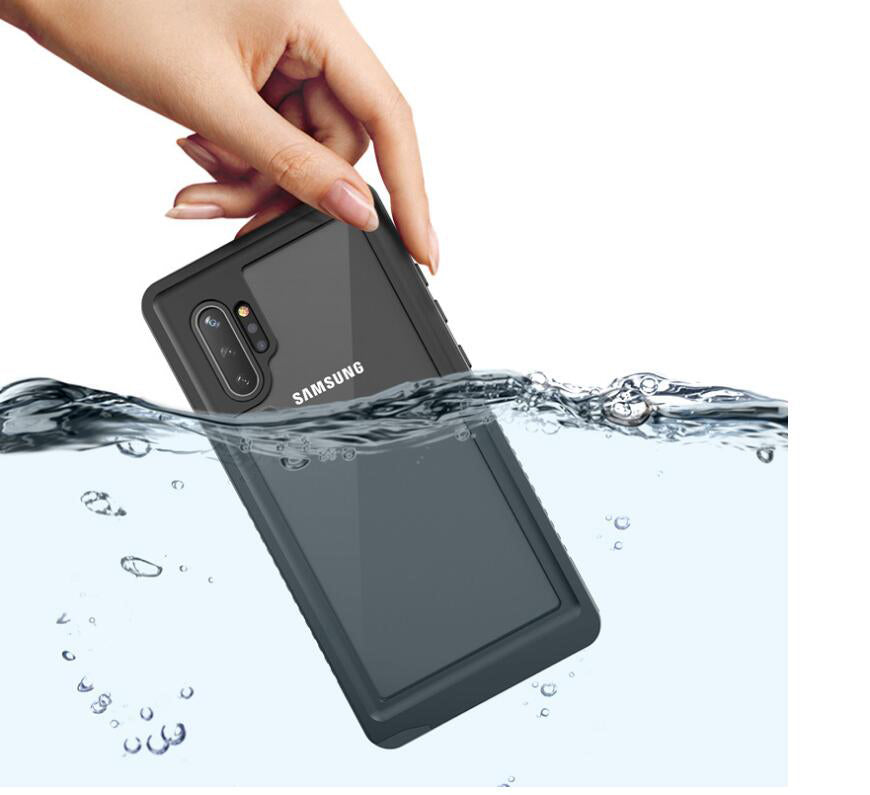 Twill Swimming IP68 Waterproof Galaxy Note10+ Case Clear